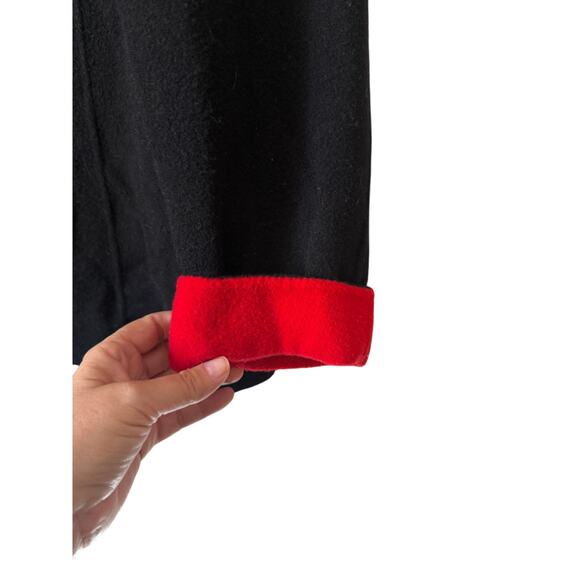 Vintage Pendleton Jacket Women's Plus Black Red Double Time Reversible Button - Picture 5 of 7